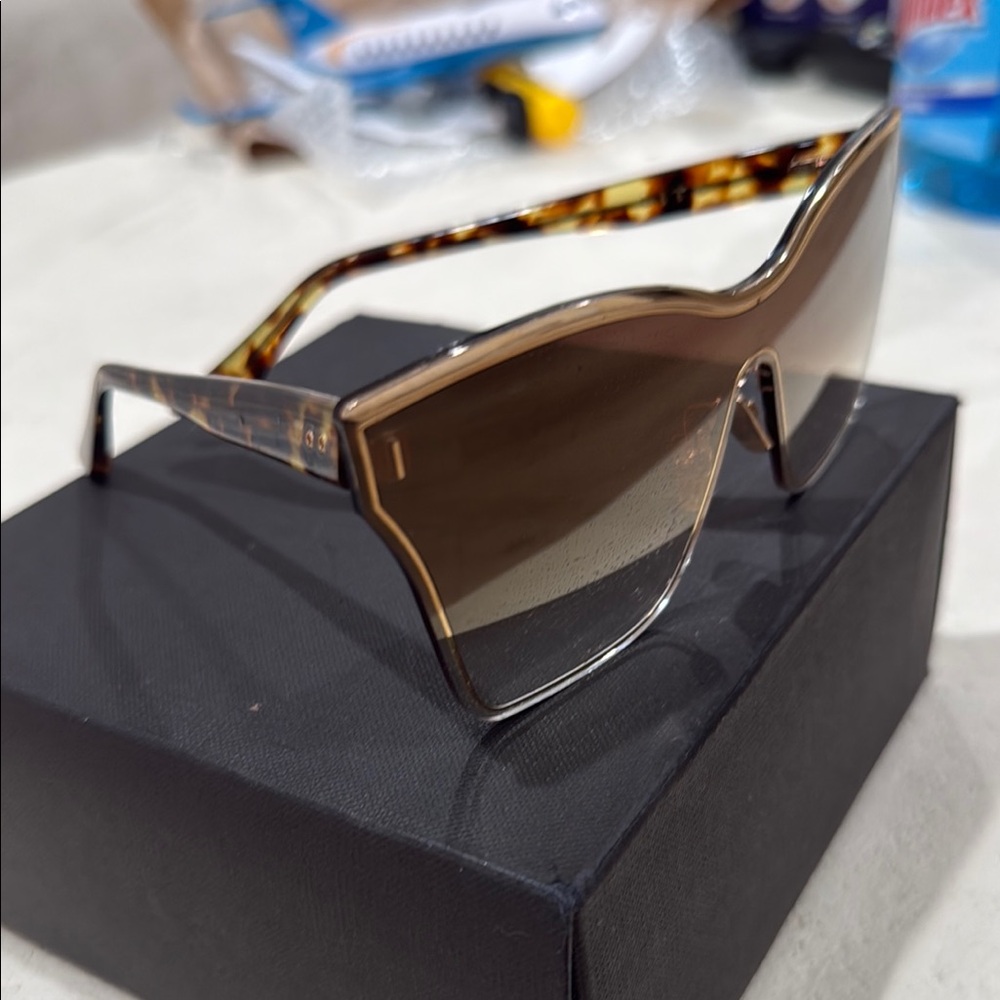 DITA Tortoise and Brown Sunglasses